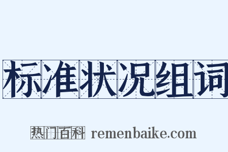 标准状况组词是什么意思的图片